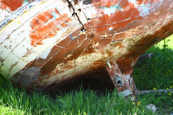 Viejo Barco Junto Mar —  Fotos de Stock