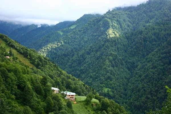 Красивый Облачный Пейзаж Долины Макахель Турции — стоковое фото
