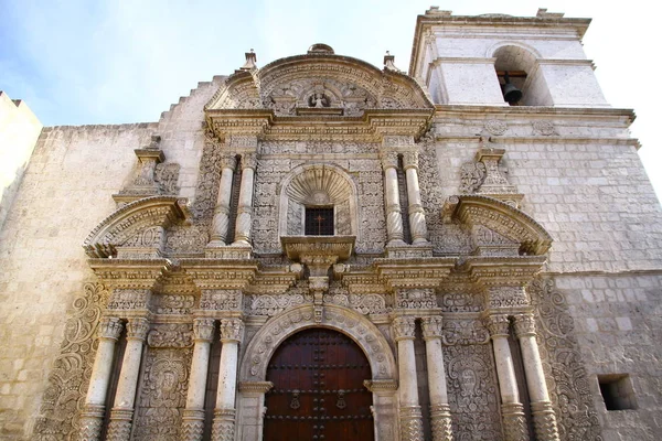 Iglesia Compania Arequipa Perú — Foto de Stock