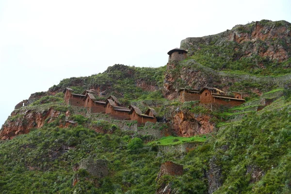 Complexo Arqueológico Pisac Cusco Peru Abril 2019 Uma Vista Das — Fotografia de Stock