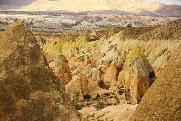 Belle Formazioni Rocciose Camini Fatati Della Cappadocia Turchia — Foto Stock