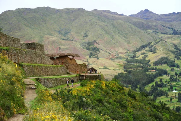 Pisac Arkeolojik Kompleksi Cusco Peru Nisan 2019 Pisac Köyü Yakınlarındaki — Stok fotoğraf