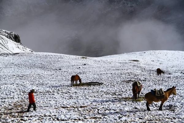 Góra Vinicunca Peru — Zdjęcie stockowe