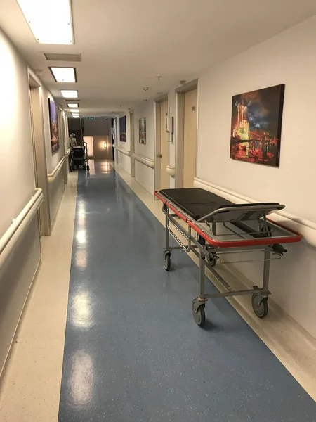 View Empty Corridors Hospital — Stock Photo, Image