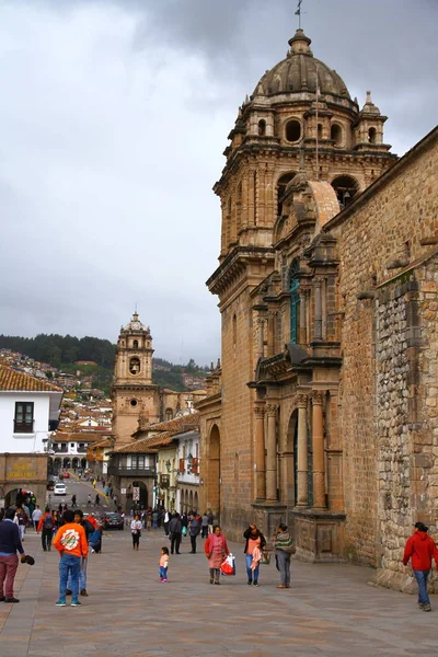 Catedral Del Cusco Plaza Armas Cusco Perú Marzo 2019 Vista — Foto de Stock