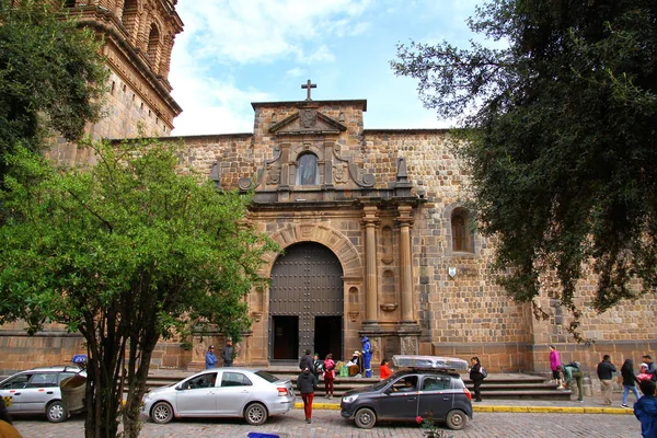 Katedra Cusco Plaza Armas Cusco Peru Marca 2019 Widok Plaza — Zdjęcie stockowe