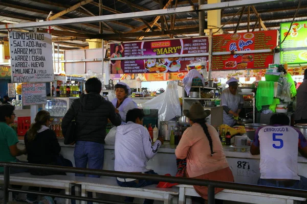 San Pedro Market Cusco Peru Marzo 2019 Veduta Del Mercato — Foto Stock