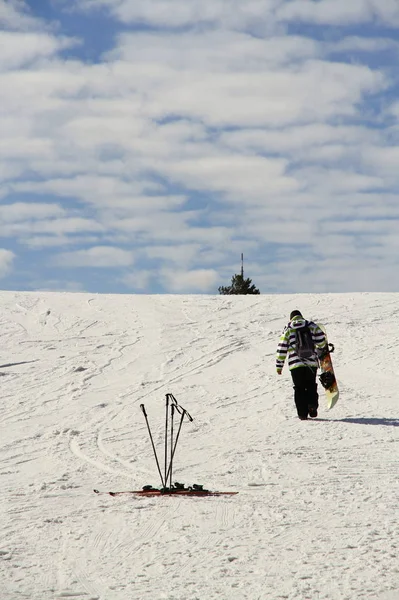 Uludag Bursa Turkey February 2018 View Ski Center Mountains Bursa — Stok fotoğraf