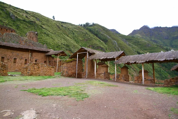Αρχαιολογικό Συγκρότημα Πισάκ Κούσκο Περού Απριλίου 2019 Θέα Προς Τις — Φωτογραφία Αρχείου