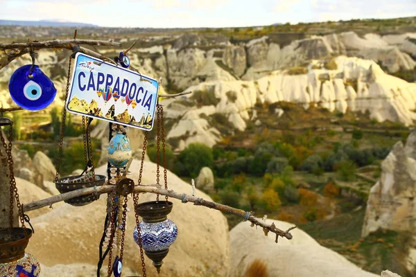 Cappadocia Valley Turkey Sign — 스톡 사진