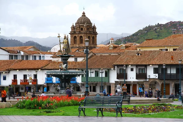 Cusco Cathedral Plaza Armas Cusco Peru Березня 2019 Чудовий Собор — стокове фото