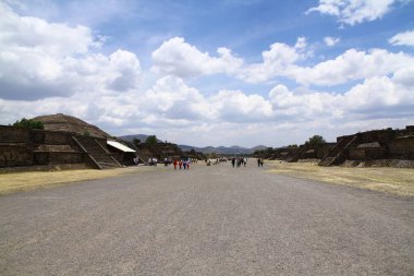 Teotihuacan Arkeolojik Kompleksi, Meksika Eyaleti, 31 Mayıs 2019. Teotihuacan tarihi şehri, Meksika, Kuzey Amerika. Unesco Dünya Mirası Bölgesi
