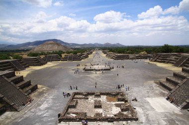Teotihuacan Arkeolojik Kompleksi, Meksika Eyaleti, 31 Mayıs 2019. Teotihuacan tarihi şehri, Meksika, Kuzey Amerika. Unesco Dünya Mirası Bölgesi