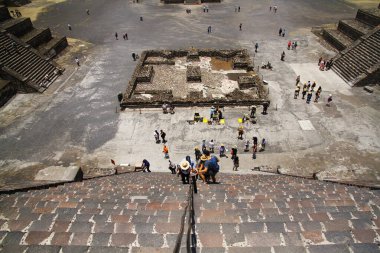 Teotihuacan Arkeolojik Kompleksi, Meksika Eyaleti, 31 Mayıs 2019. Teotihuacan tarihi şehri, Meksika, Kuzey Amerika. Unesco Dünya Mirası Bölgesi