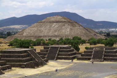 Teotihuacan Arkeolojik Kompleksi, Meksika Eyaleti, 31 Mayıs 2019. Teotihuacan tarihi şehri, Meksika, Kuzey Amerika. Unesco Dünya Mirası Bölgesi