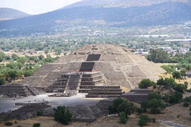 Teotihuacan Arkeolojik Kompleksi, Meksika Eyaleti, 31 Mayıs 2019. Teotihuacan tarihi şehri, Meksika, Kuzey Amerika. Unesco Dünya Mirası Bölgesi