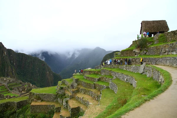 MACHU PICCHU ANCIENT CITY, URUBAMBA RIVER VALLEY, PERU. A view of Machu Picchu which is a 15th century Inca citadel, located in the Eastern Cordillera of southern Peru.
