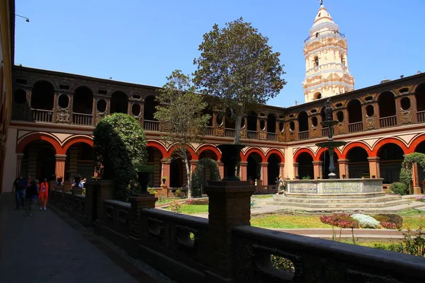 Igreja Convenção Santo Domingo Lima Peru Abril 2019 Uma Vista — Fotografia de Stock