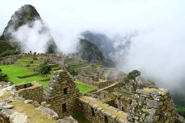 Machu Picchu Antike Stadt Urubamba Flusstal Peru Ein Blick Auf — Stockfoto