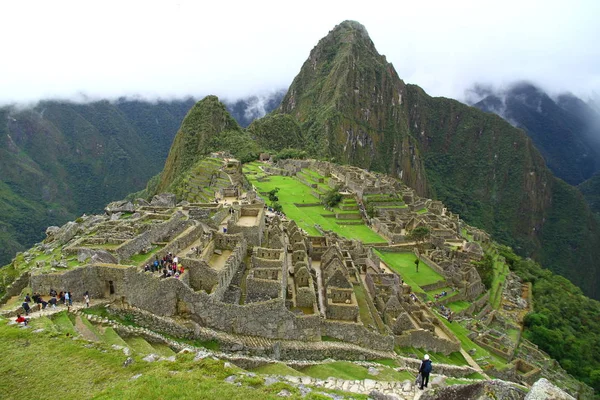 Machu Picchu Ancient City Urubamba River Valley Pérou Une Vue — Photo