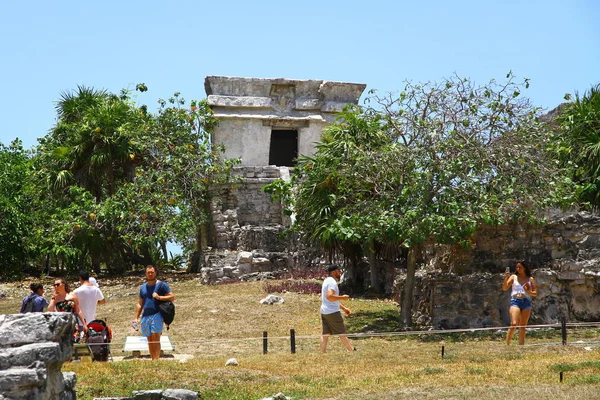 Tulum Archaeological Site Quintana Roo México Junio 2019 Una Vista — Foto de Stock