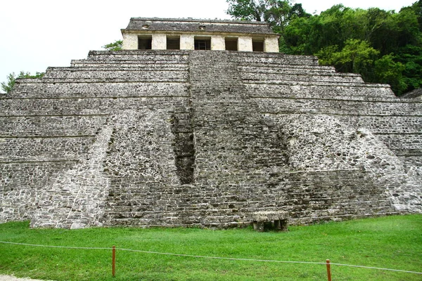 Palenque Mayan Ruins墨西哥恰帕斯 恰帕斯的帕伦克古玛雅遗址 — 图库照片