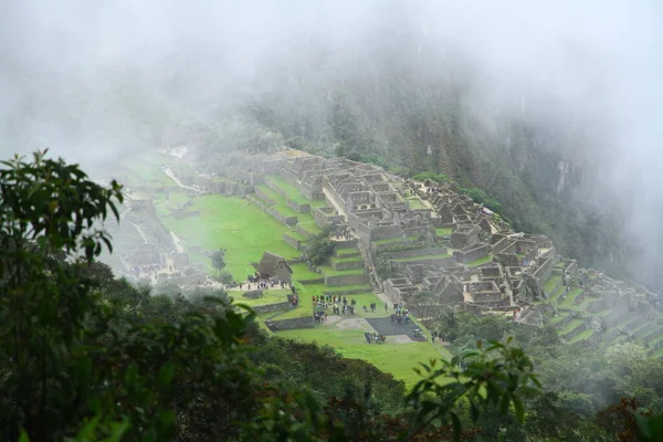 Machu Picchu Ancient City Urubamba River Valley Peru View Machu — Stock Photo, Image