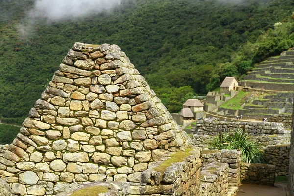 Machu Picchu Ancient City Urubamba River Valley Peru Pohled Machu — Stock fotografie