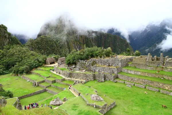 Machu Picchu Ancient City Urubamba River Valley Περού Μια Άποψη — Φωτογραφία Αρχείου