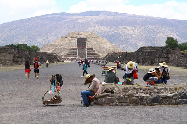 Complejo Arqueológico Teotihuacano Estado México México Mayo 2019 Teotihuacán Antigua — Foto de Stock