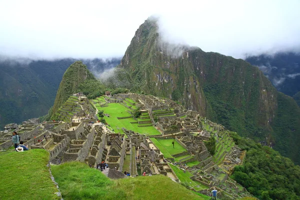 Machu Picchu Ancient City Urubamba River Valley Pérou Une Vue — Photo