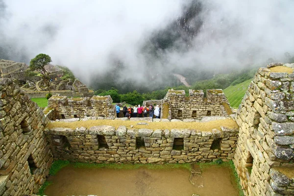 Machu Picchu Antike Stadt Urubamba Flusstal Peru Ein Blick Auf — Stockfoto