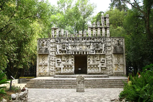 National Museum Anthropology Mexico City Mexico Травня 2019 Вид Репродукцію — стокове фото