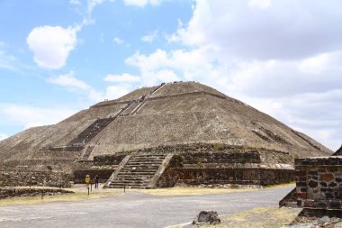Teotihuacan Arkeolojik Kompleksi, Meksika Eyaleti, 31 Mayıs 2019. Teotihuacan tarihi şehri, Meksika, Kuzey Amerika. Unesco Dünya Mirası Bölgesi