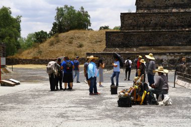 Teotihuacan Arkeolojik Kompleksi, Meksika Eyaleti, 31 Mayıs 2019. Teotihuacan tarihi şehri, Meksika, Kuzey Amerika. Unesco Dünya Mirası Bölgesi
