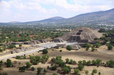 Teotihuacan Arkeolojik Kompleksi, Meksika Eyaleti, 31 Mayıs 2019. Teotihuacan tarihi şehri, Meksika, Kuzey Amerika. Unesco Dünya Mirası Bölgesi