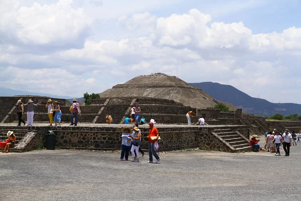 Complejo Arqueológico Teotihuacano Estado México México Mayo 2019 Teotihuacán Antigua — Foto de Stock