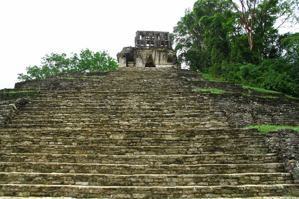 Palenque Mayan Ruins Chiapas Mexico Palenque Ancient Mayan Ruins Chiapas — 스톡 사진