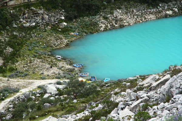 Laguna Paron Mountains Huascaran National Park Peru — 스톡 사진