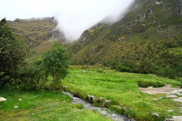 View One Camping Areas Inca Trail Peru — Stock fotografie