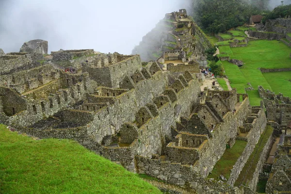 マチュピチュ古代都市 ウルバンバ川渓谷 ペルー 南ペルーの東コルディレラに位置する15世紀のインカの要塞であるマチュピチュの景色 — ストック写真