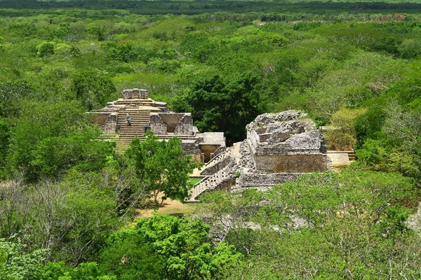 Balam Mayan Ruinas Yucatan México Junio 2019 Acrópolis Que Pirámide — Foto de Stock