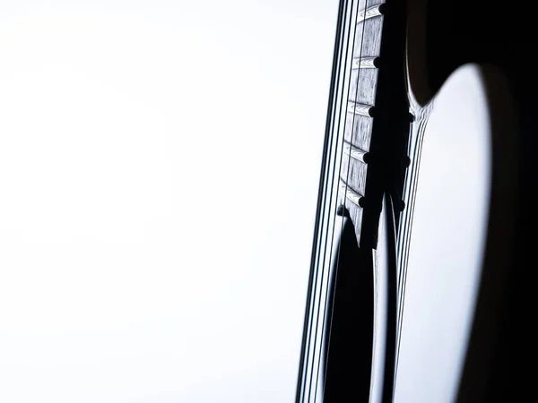 Γυαλιστερή κιθάρα με αντίγραφο χώρου — Φωτογραφία Αρχείου