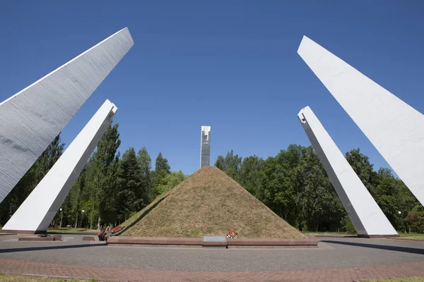 Lida Belarus Immortal Mound Tomb Unknown Soldier — ストック写真