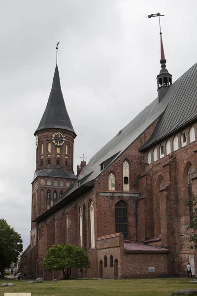 Kaliningrad Oblast Kaliningrad Russie Koenigsberg Prusse Orientale Cathédrale — Photo