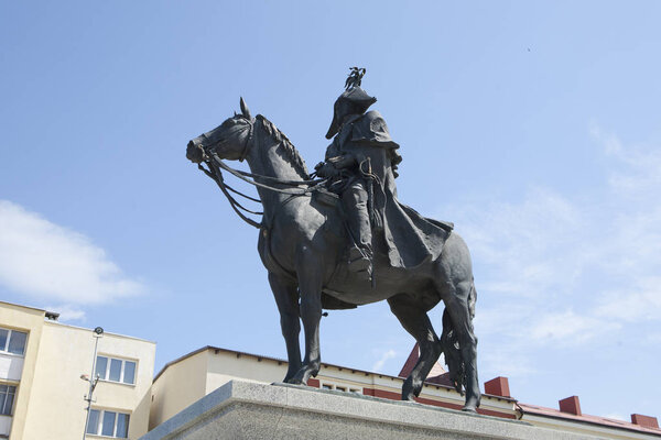 Черняховск, Калининградская область - 06 / 17 / 2019: (Инстербург, Восточная Пруссия) - Памятник Барклаю де Толли
