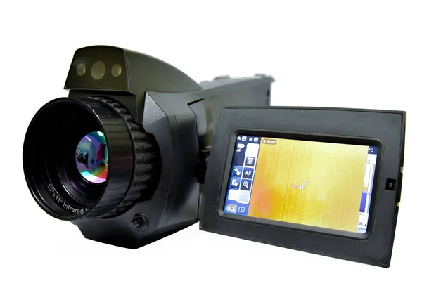 Termografický Fotoaparát Nazývaný Také Infračervený Fotoaparát Nebo Termovizní Kamera Nebo — Stock fotografie