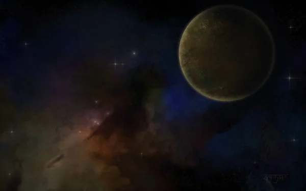 Yalnız ve mutsuz seyyare Bulutsusu yakınlarında