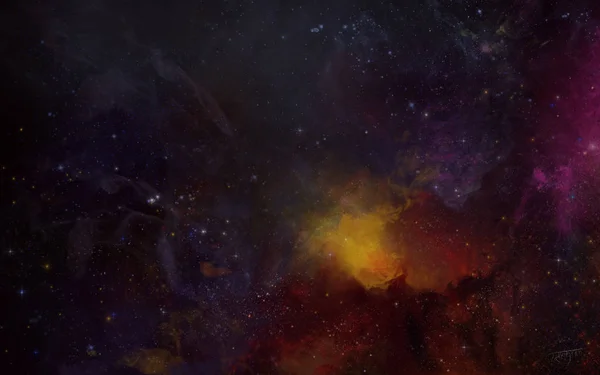 Gaz bulutları illüstrasyon