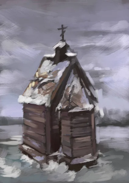 Resim Şapel. Eski kilise